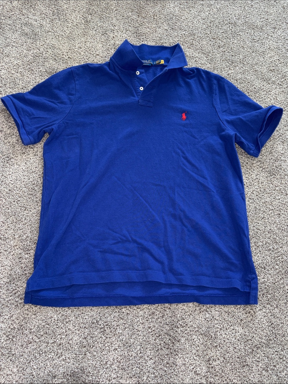 Polo by Ralph Lauren Royal Blue Polo with Red Pony